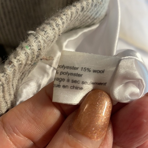 FLAG wool/poly grey jacket size L, $39 - Picture 9 of 9